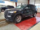 2022 Ford Explorer Xlt Black vin: 1FMSK8DH1NGC38452