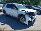 2022 Ford Explorer Xlt White vin: 1FMSK8DH5NGC18043