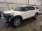 2023 Ford Explorer Xlt White vin: 1FMSK8DH5PGB78131