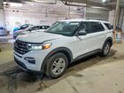 2020 Ford Explorer Xlt White vin: 1FMSK8DH6LGC40758