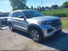2021 Ford Explorer Xlt Silver vin: 1FMSK8DH8MGB69337
