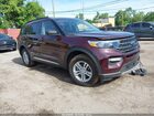 2023 Ford Explorer Xlt Burgundy vin: 1FMSK8DH8PGA38607