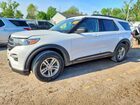 2020 Ford Explorer Xlt White vin: 1FMSK8DH9LGC44593
