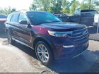 2022 Ford Explorer Xlt Purple vin: 1FMSK8DHXNGC16353