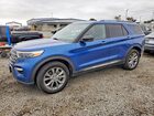 2022 Ford Explorer Limited Blue vin: 1FMSK8FH0NGC13667