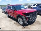 2021 Ford Explorer Limited Red vin: 1FMSK8FH8MGA40088