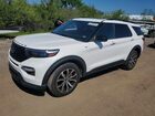 2022 Ford Explorer St-line White vin: 1FMSK8KH1NGA18778