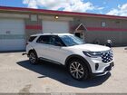 2025 Ford Explorer Platinum White vin: 1FMWK8HC5SGA23183