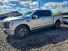 2024 Ford F150 Lightning Lariat Silver vin: 1FT6W5L77RWG19719