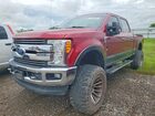 2017 Ford F250 Lariat Red vin: 1FT7W2BT5HEE54856