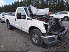 2016 Ford F-250 Xl Белый vin: 1FTBF2A61GEB44613