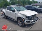 2019 Ford Ranger Lariat White vin: 1FTER4FH5KLA19998