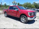 2021 Ford F-150 Lariat Red vin: 1FTFW1ED0MFB47643