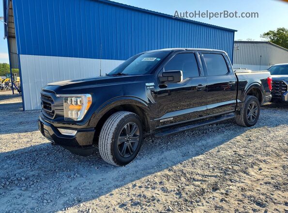1FTFW1ED4PFC74948 2023 FORD F150 Black Vista tres cuartos delantera izquierda