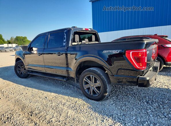 1FTFW1ED4PFC74948 2023 FORD F150 Black Trasero izquierdo