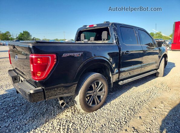 1FTFW1ED4PFC74948 2023 FORD F150 Black Trasero derecho