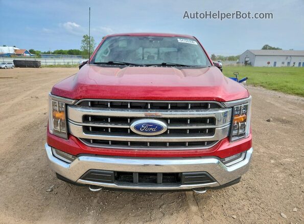 1FTFW1EDXMFC86453 2021 FORD F150 Red Vista frontal