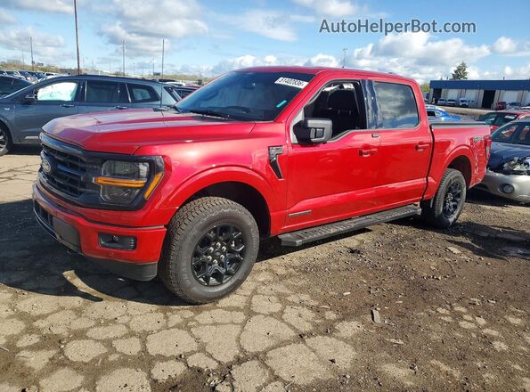 1FTFW3LD3SFC11878 2025 FORD F150 Red Առջևի ձախ երեք քառորդ տեսարան