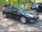 2019 Chevrolet Cruze Ls Black vin: 1G1BC5SM6K7149383