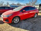 2019 Chevrolet Cruze Lt Red vin: 1G1BE5SM2K7124538