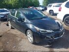 2016 Chevrolet Cruze Lt Auto Black vin: 1G1BE5SMXG7252176