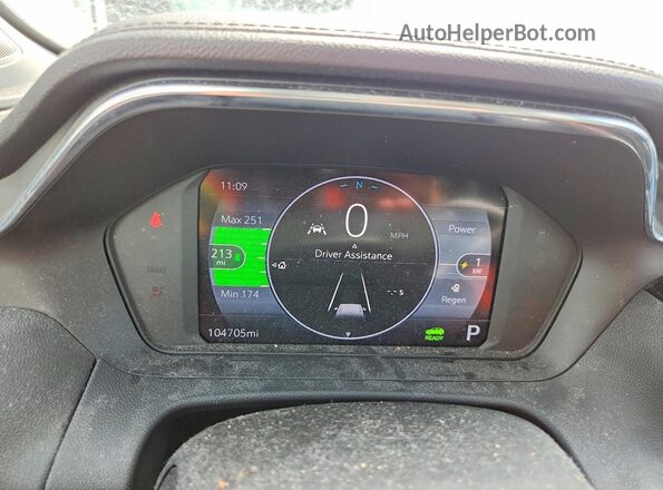 1G1FY6S04P4153818 2023 CHEVROLET BOLT Silver Vista del cuadro de instrumentos