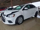 2019 Chevrolet Sonic White vin: 1G1JB5SB4K4101086
