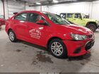 2018 Chevrolet Sonic Ls Auto Red vin: 1G1JB5SH3J4124068