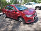 2018 Chevrolet Sonic Lt Auto Red vin: 1G1JD5SH1J4127559
