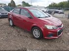 2017 Chevrolet Sonic Lt Auto Red vin: 1G1JD5SH3H4110790