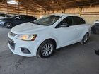 2017 Chevrolet Sonic Lt Белый vin: 1G1JD5SH5H4128997