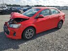 2018 Chevrolet Sonic Lt Red vin: 1G1JD5SH9J4101873