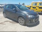 2018 Chevrolet Sonic Lt Auto Gray vin: 1G1JD6SH1J4104014