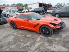 2019 Chevrolet Corvette Stingray Orange vin: 1G1YA2D76K5100105
