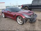2019 Chevrolet Corvette Stingray Burgundy vin: 1G1YB2D7XK5105529