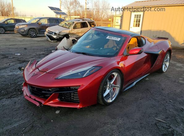 1G1YL2D40S5502525 2025 CHEVROLET CORVETTE Красный Передняя левая четверть