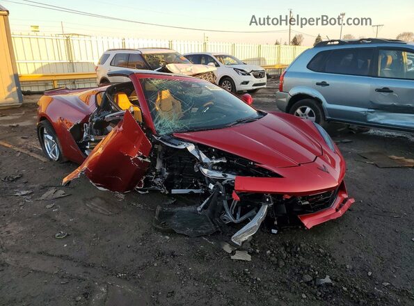 1G1YL2D40S5502525 2025 CHEVROLET CORVETTE Красный Передняя правая четверть