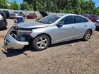 2017 Chevrolet Malibu Ls Silver vin: 1G1ZB5ST5HF123705