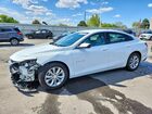 2019 Chevrolet Malibu Lt White vin: 1G1ZD5ST6KF113377