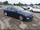 2022 Chevrolet Malibu Fwd Lt Dark Blue vin: 1G1ZD5ST9NF101227