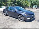 2022 Chevrolet Malibu Fwd Lt Серый vin: 1G1ZD5STXNF166426
