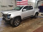 2017 Chevrolet Colorado Z71 Silver vin: 1GCGTDENXH1252006