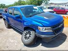 2018 Chevrolet Colorado Zr2 Blue vin: 1GCGTEEN2J1239004
