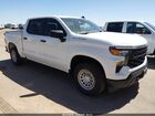 2023 Chevrolet Silverado 1500 4wd  Short Bed Wt White vin: 1GCPDAEK4PZ224591