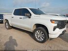 2022 Chevrolet Silverado 1500 4wd  Short Bed Custom White vin: 1GCPDBEK1NZ571282