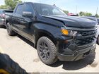 2024 Chevrolet Silverado 1500 4wd  Short Bed Custom Black vin: 1GCPDBEK6RZ216212