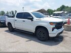 2026 Chevrolet Silverado 1500 4wd  Short Bed Custom White vin: 1GCPKBEK4TZ116025