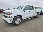 2021 Chevrolet Silverado C1500 Custom White vin: 1GCPWBEKXMZ338056