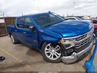 2022 Chevrolet Silverado 1500 4wd  Short Bed Ltz Blue vin: 1GCUDGEL2NZ540597