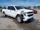 2020 Chevrolet Silverado 1500 4wd  Short Bed Custom White vin: 1GCUYBEF9LZ335499
